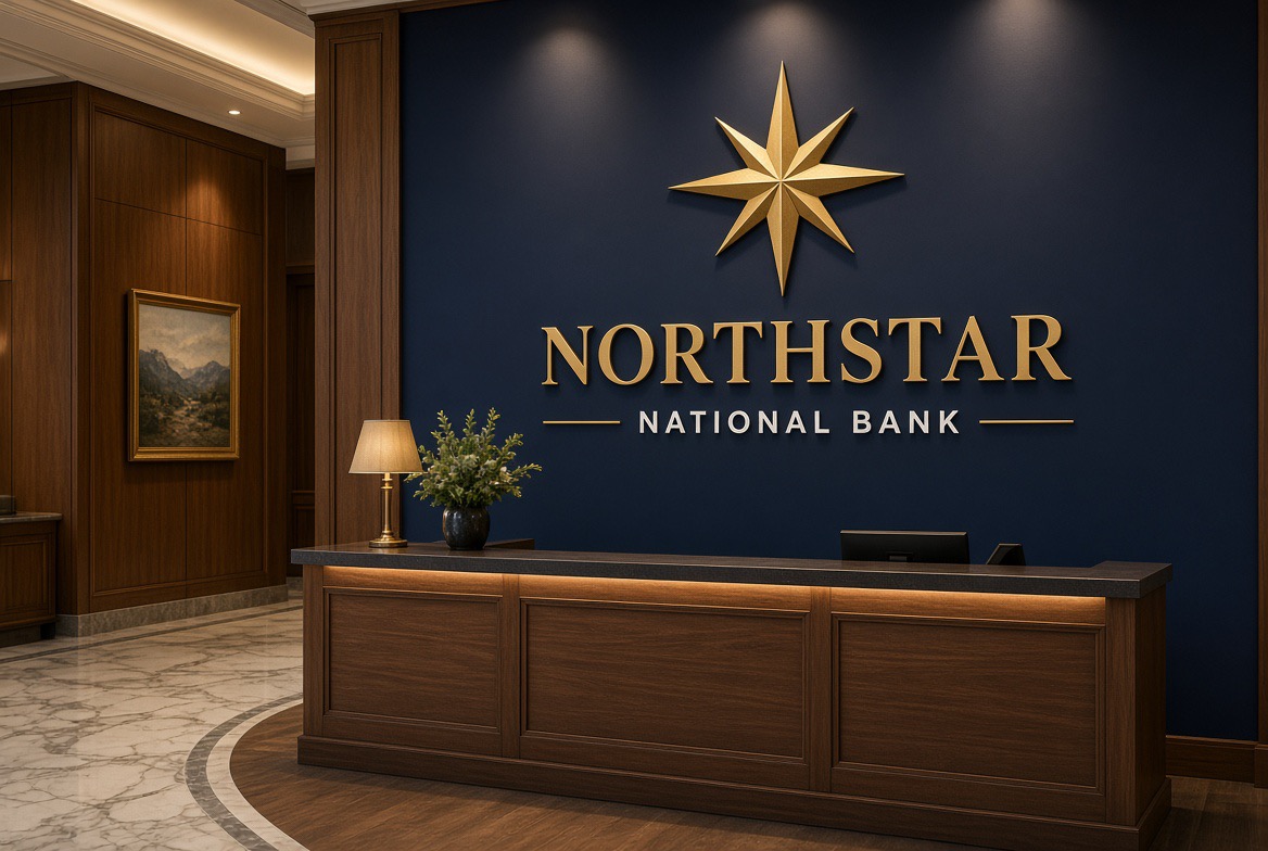 Northstar National Bank reception lobby